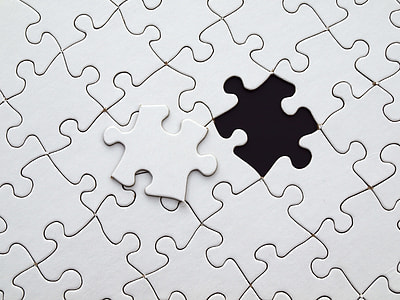 white jigsaw puzzle thumbnail
