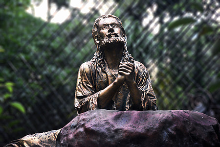Statue Of Jesus, Jesus Praying thumbnail