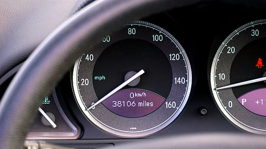 Black Analog Car Speedometer thumbnail