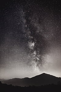 mountain under Milky Way thumbnail