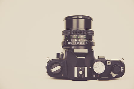 black DSLR camera photography thumbnail