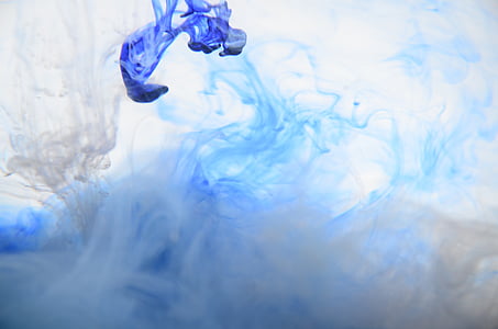 blue smoke digital wallpaper thumbnail