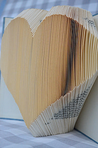 brown heart-shaped book art thumbnail
