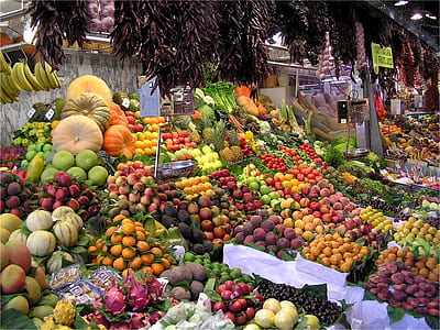 variety of fruits on display thumbnail