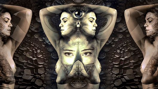 woman illusion photo thumbnail
