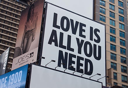 Love Is All You Need Signage thumbnail