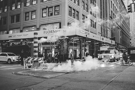 grayscale photography of Florsheim store thumbnail