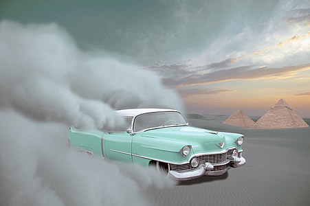 teal and white car illustration thumbnail