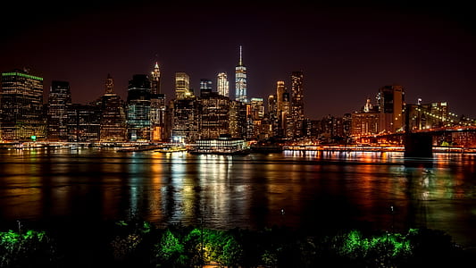 photo of city near body of water during daytime thumbnail