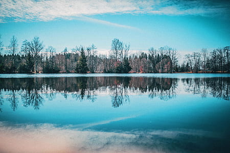 landscape, nature, water, clouds thumbnail