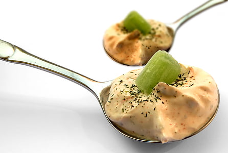 ice cream with toppings on the spoon thumbnail