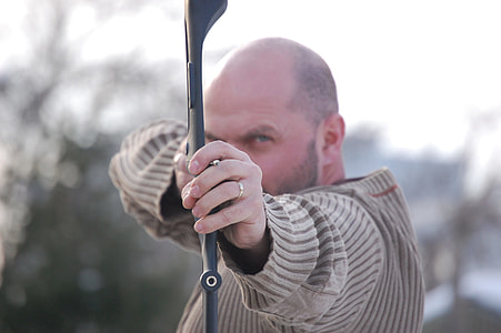 man using black bow thumbnail
