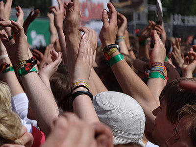 group of people rising hands thumbnail