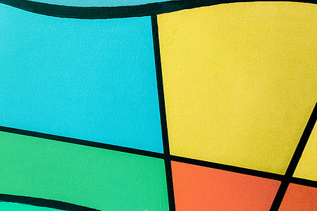 yellow and multicolored painted wall thumbnail