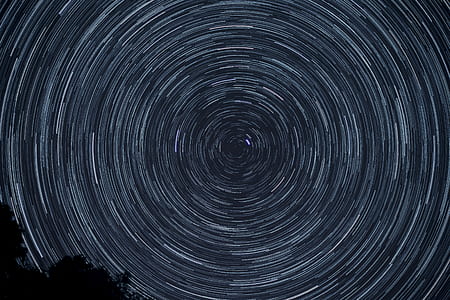 time lapse photography of stars thumbnail