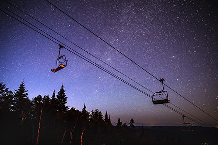 night with stars photograph thumbnail