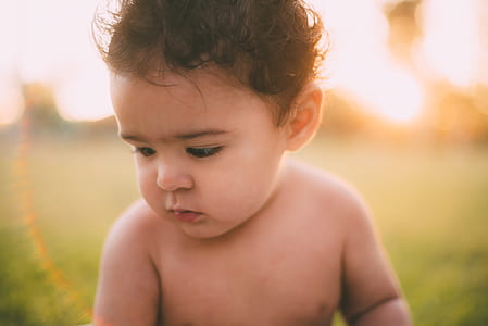 depth photography of baby thumbnail