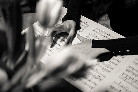 Working with sheet music thumbnail