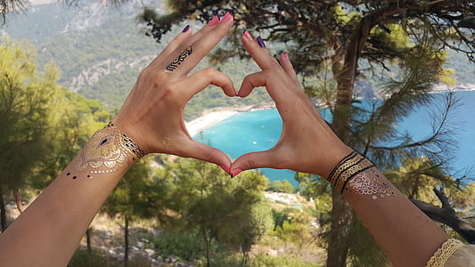 woman's hand shaping heart photography thumbnail