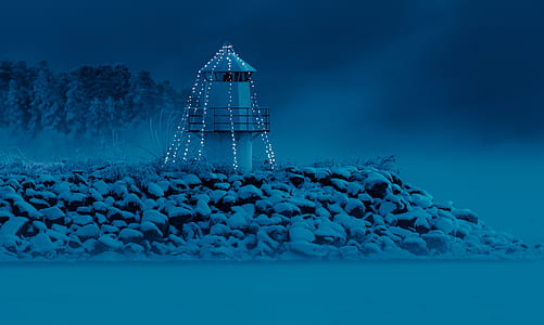 lighthouse during nightim thumbnail