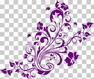Wedding invitation Turquoise Purple , Cool Designs Transparent Background, purple floral illustration PNG clipart