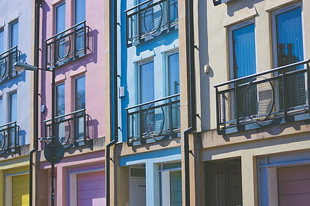 apartments, architecture, buildings, colorful, colourful thumbnail