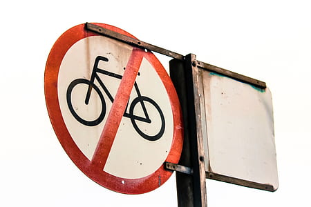 No Bicycles Allowed Signage thumbnail