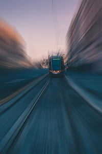 Time Lapse Photo Of Black Vehicle thumbnail