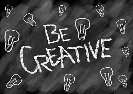 black and white be creative bulb painting thumbnail