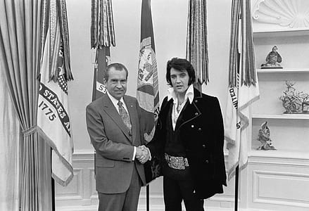 Elvis Presley grayscale photography thumbnail