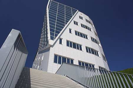 architectural photography of white building thumbnail