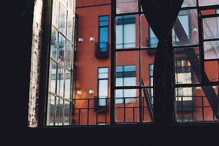selective focus photography of window thumbnail