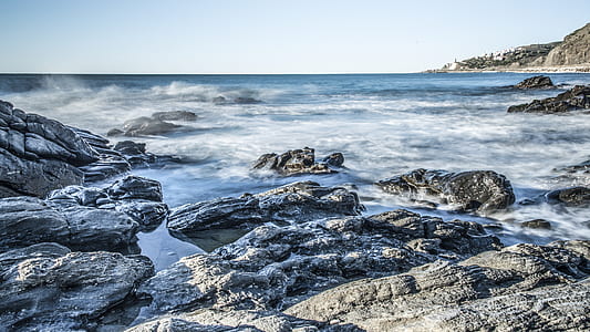 gray rocks by the sea thumbnail