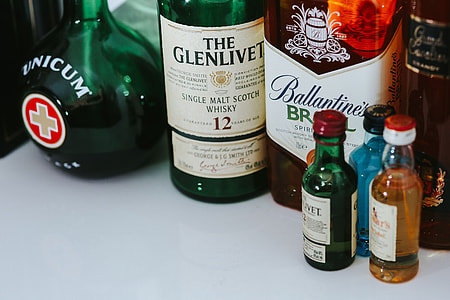 Bottles with liquor thumbnail