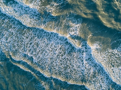 aerial view of water wave thumbnail