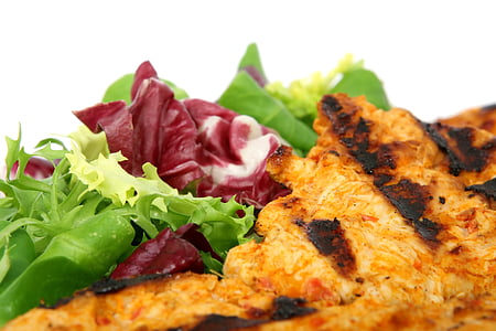 bacon and green lettuce with meat thumbnail