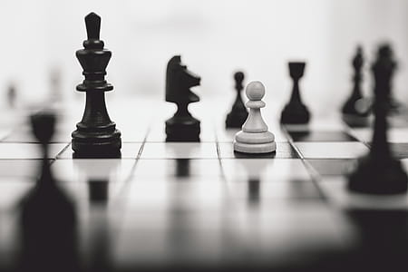 Chess board game for ideas and competition and strategy thumbnail