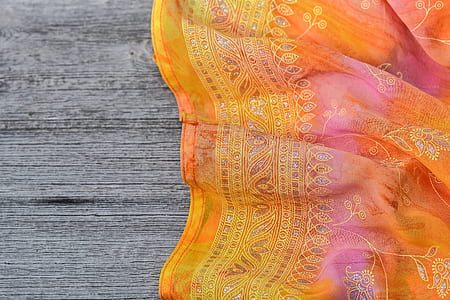 orange and yellow textile thumbnail