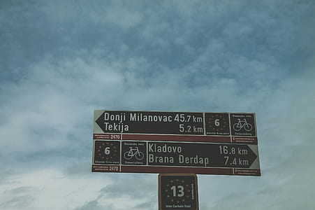 Donji Milanovac Tekija signage thumbnail