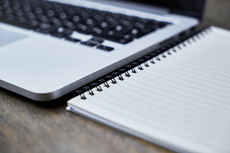 notebook near laptop thumbnail