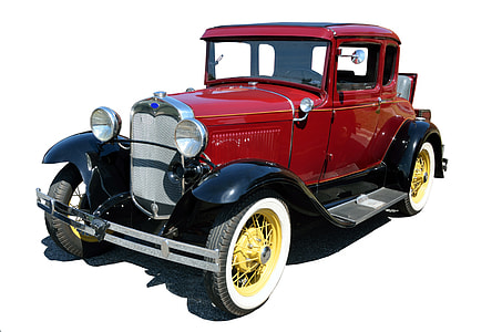 classic red Ford Model T car thumbnail