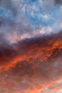 Scenic View of Dramatic Sky during Sunset thumbnail