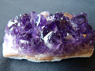purple geode on black textile thumbnail