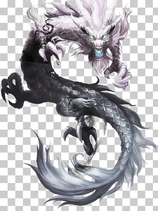 Fate of Ascension Chinese dragon Android If(we), Chinese dragon, 2-tone dragon illustration PNG clipart