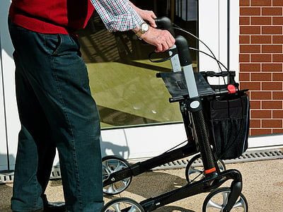 person riding black walker thumbnail