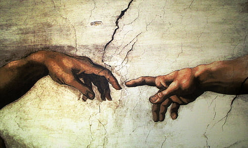 The Creation of Adam painting thumbnail