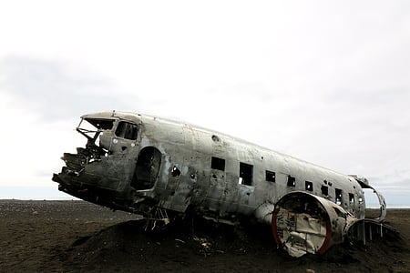wrecked aircraft on land thumbnail