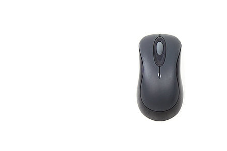 closeup photo of black cordless computer mouse thumbnail