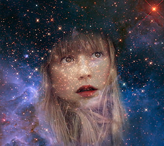photo of woman's face staring at stars thumbnail