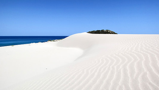 White sand beach landscape in Cyprus thumbnail
